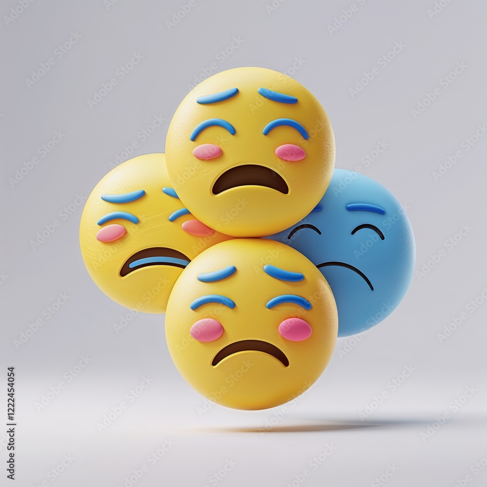 Fototapeta premium 3d smiley face