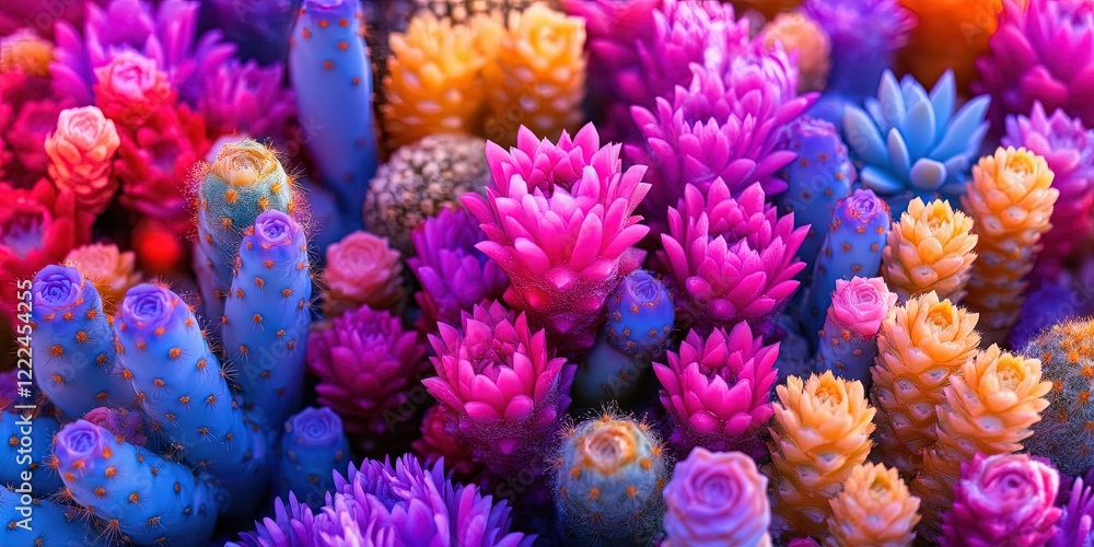 Fototapeta premium colorful cacti