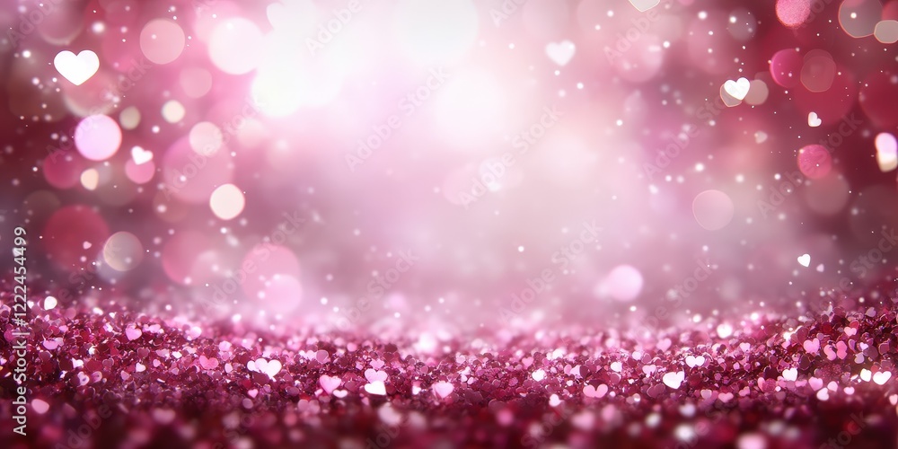 Romantic Background with Hearts and Sparkles for Valentine’s Day Celebrations, Perfect for Love Messages and Happy Occasions Romantic Background with Hearts and Sparkles for Valentine’s Day Celebrations, Perfect for Love Messages and Happy Occasions