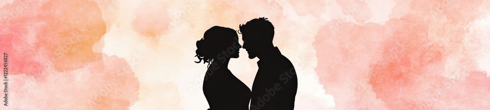 Elegant Wedding Banner Design with Minimalist Aesthetic and Copy Space Elegant Wedding Banner Design with Minimalist Aesthetic and Copy Space
