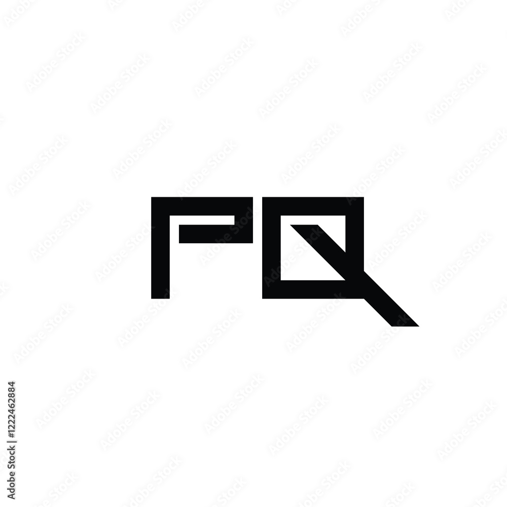 PQ monogram logo design letter text name symbol monochrome logotype alphabet character simple logo PQ monogram logo design letter text name symbol monochrome logotype alphabet character simple logo