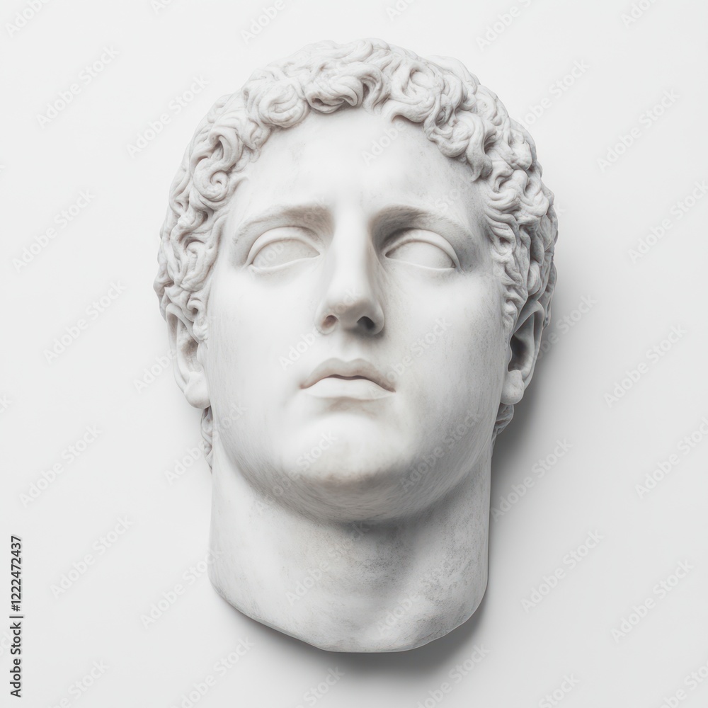 custom made wallpaper toronto digitalMarble Sculpture Portrait of Ancient Greek Male Figure Detail