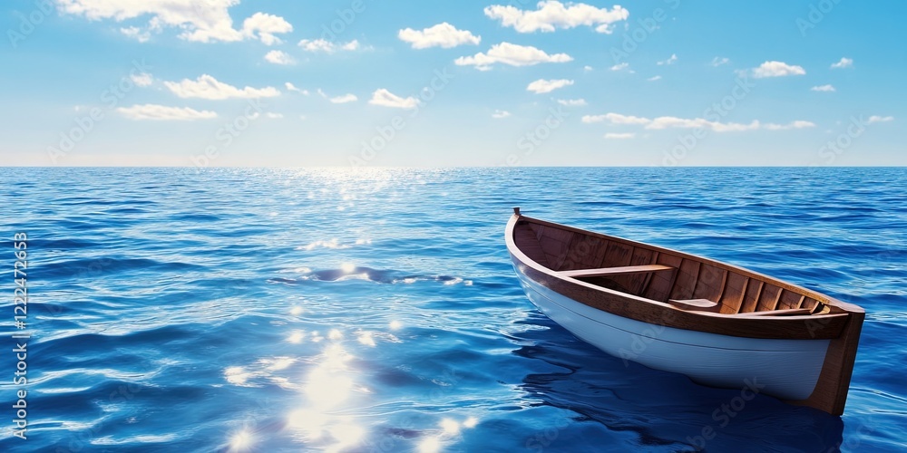 Fototapeta premium boat in the water