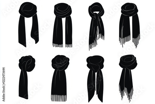 Elegant and Versatile Scarf Styles: A Comprehensive Visual Guide to Different Scarf Knots and Wraps