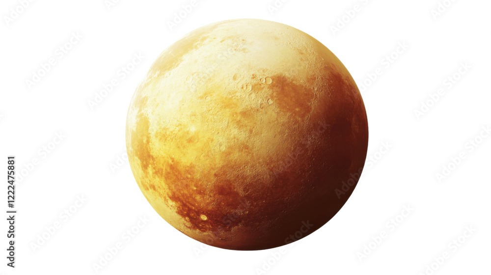 Full yellow moon on transparent background Full yellow moon on transparent background