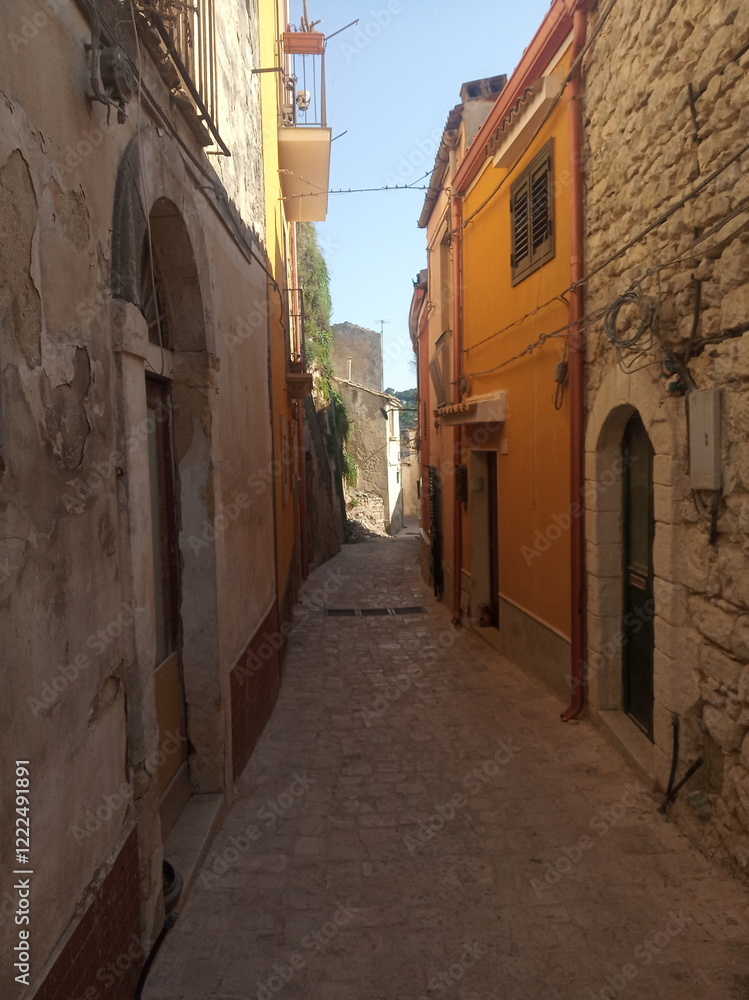 Fototapeta premium narrow street in the town