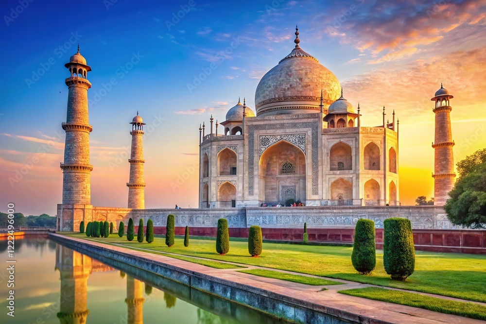 custom made wallpaper toronto digitalAwe-inspiring Taj Mahal, Agra, India.  A breathtaking vista.