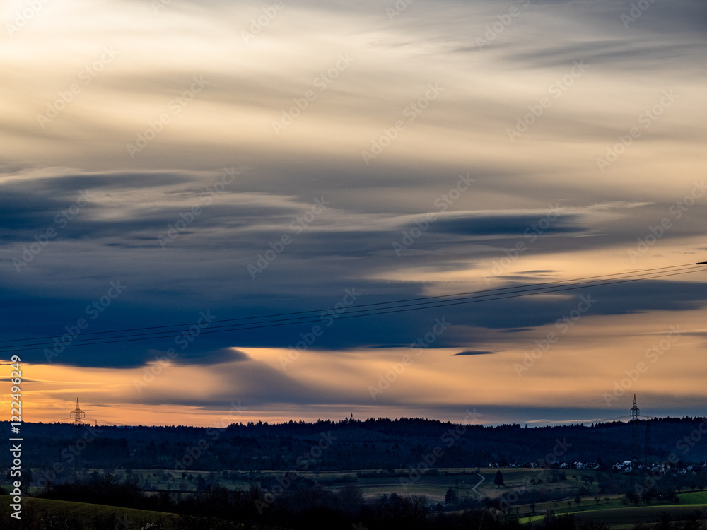 Wolkenhimmel am Abend Wolkenhimmel am Abend