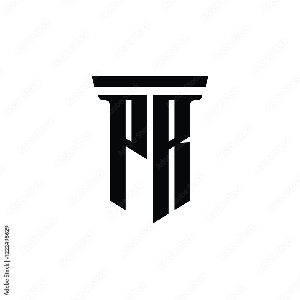 PR monogram logo design letter text name symbol monochrome logotype alphabet character simple logo PR monogram logo design letter text name symbol monochrome logotype alphabet character simple logo