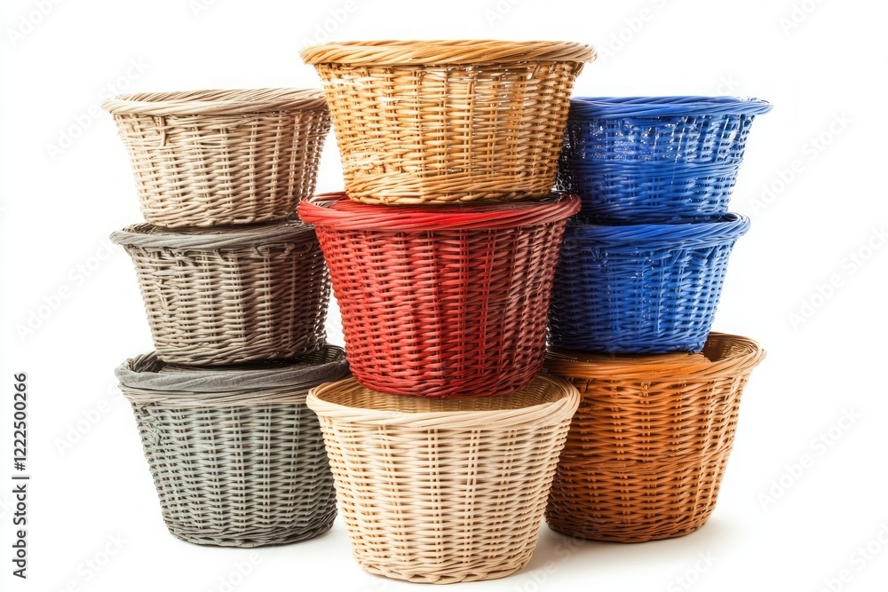 180. Multi-tiered view on a collection of laundry baskets, studio lighting, isolated on a white background --ar 3:2 --v 6.1 Job ID: 9604853c-20ec-4cd0-a884-73e1f371b173 180. Multi-tiered view on a collection of laundry baskets, studio lighting, isolated on a white background --ar 3:2 --v 6.1 Job ID: 9604853c-20ec-4cd0-a884-73e1f371b173