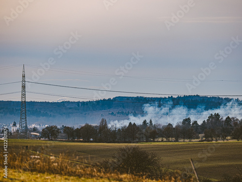 Strommasten bei Bretten photo