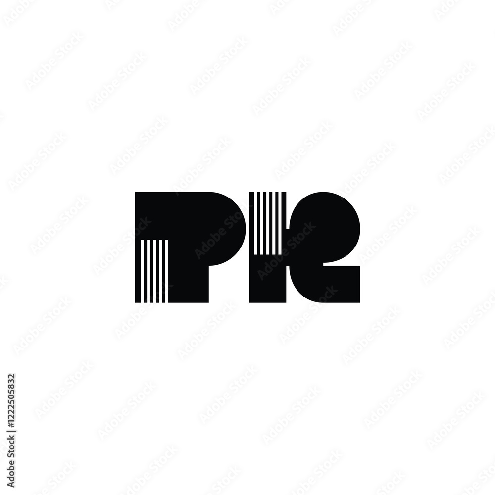 PR monogram logo design letter text name symbol monochrome logotype alphabet character simple logo PR monogram logo design letter text name symbol monochrome logotype alphabet character simple logo