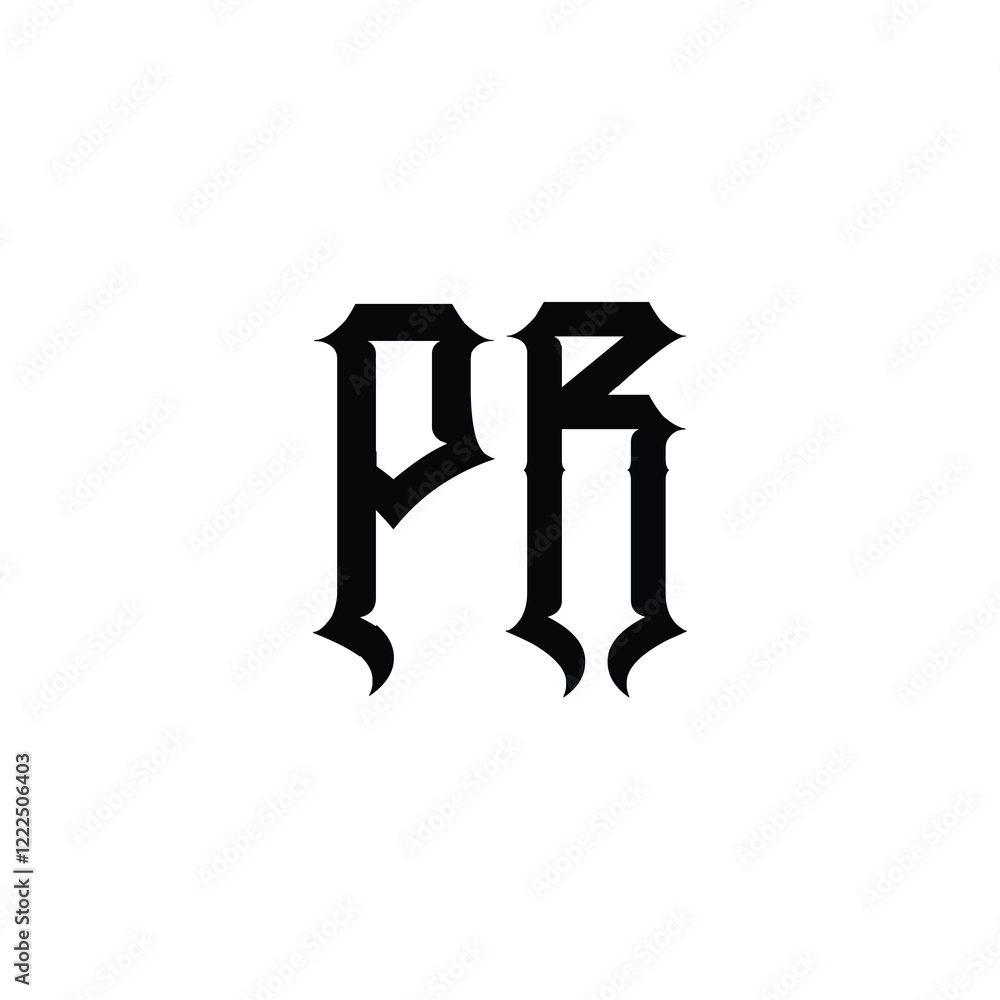PR monogram logo design letter text name symbol monochrome logotype alphabet character simple logo PR monogram logo design letter text name symbol monochrome logotype alphabet character simple logo