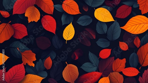 Make a Professional Leaf Pattern Background Vector