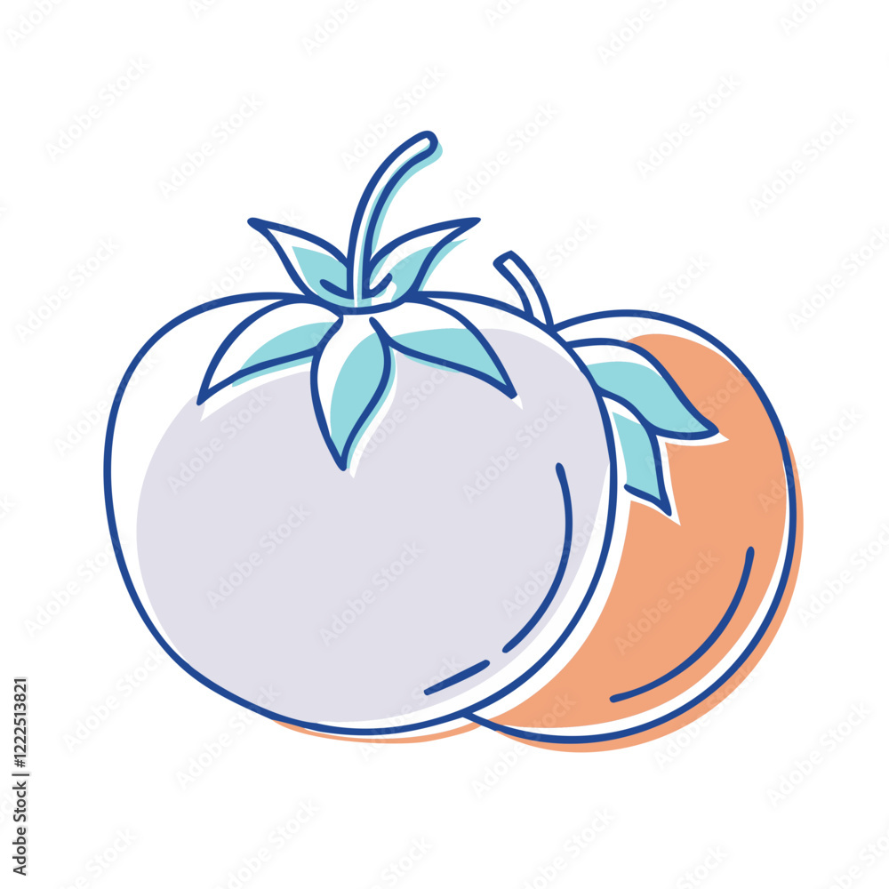 tomato icon, tomato vector illustration-simple illustration of tomato, perfect for tomato logos and icons tomato icon, tomato vector illustration-simple illustration of tomato, perfect for tomato logos and icons