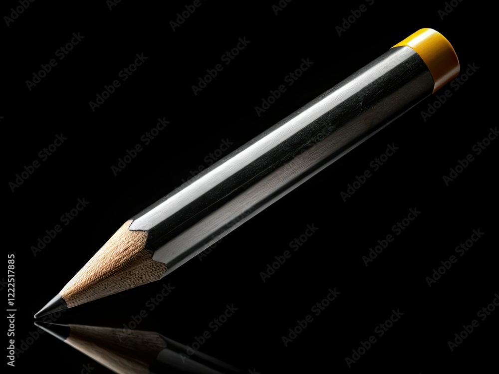 Dramatic long exposure, high-resolution 8B pencil sketch, isolated on a dark background. Dramatic long exposure, high-resolution 8B pencil sketch, isolated on a dark background.