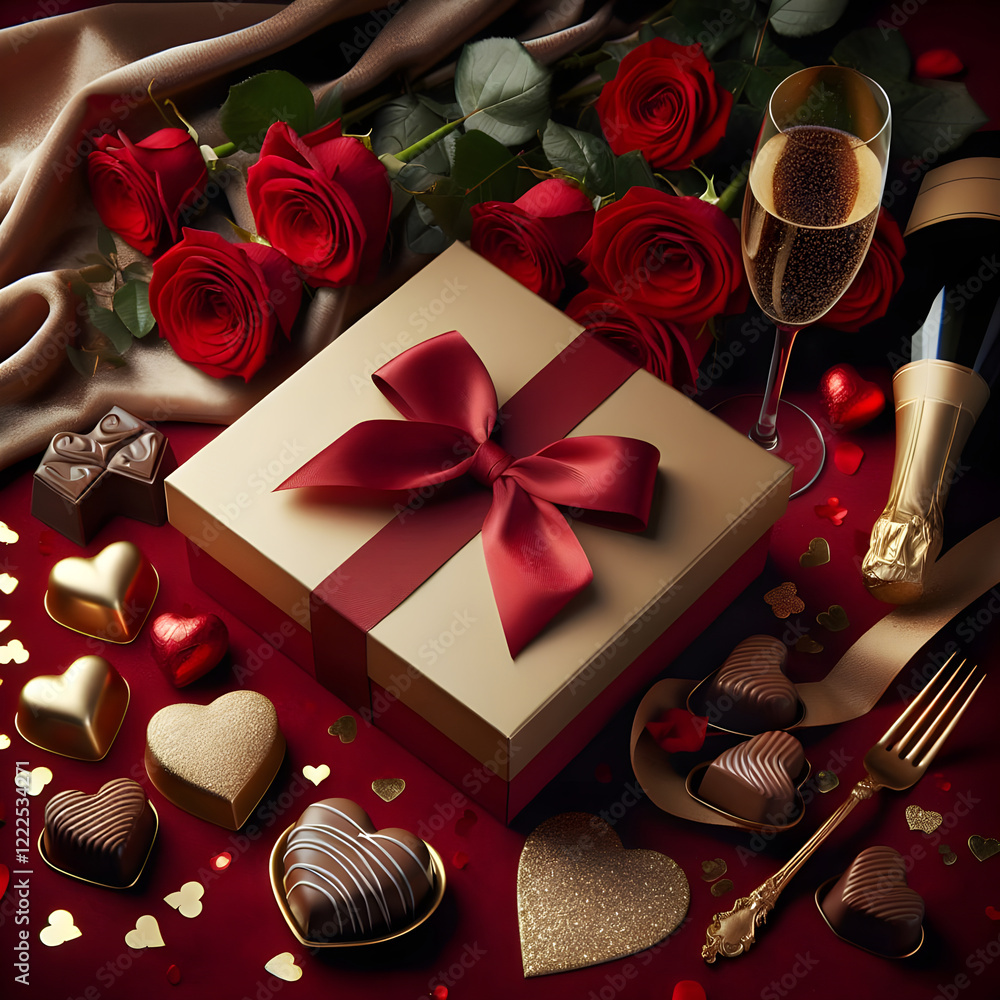 Romantic Celebration Setting, Valentine's Day