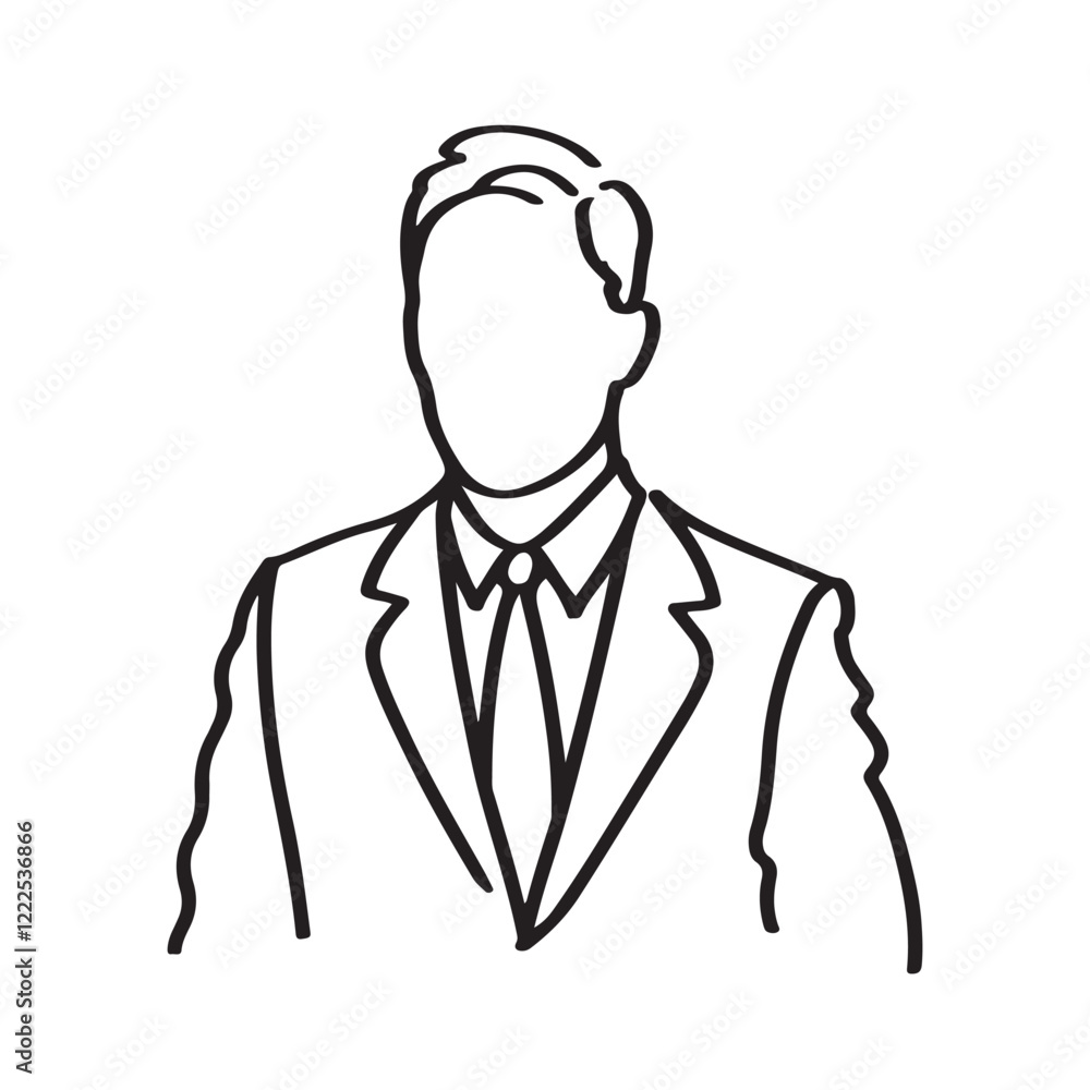 Digital Line Art of Businessman - Minimalist Outline Style - Business man Silhouette - Business man Doodle - Business man Vector - Business man Illustration - Business man Line Art Digital Line Art of Businessman - Minimalist Outline Style - Business man Silhouette - Business man Doodle - Business man Vector - Business man Illustration - Business man Line Art