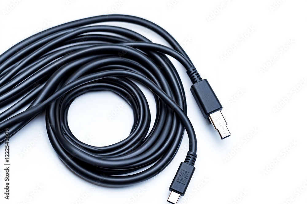 Intricate Black Cable Design: A Modern Technological marvel, showcasing the intricate details of a charging cable, perfect for connecting devices. Intricate Black Cable Design: A Modern Technological marvel, showcasing the intricate details of a charging cable, perfect for connecting devices.