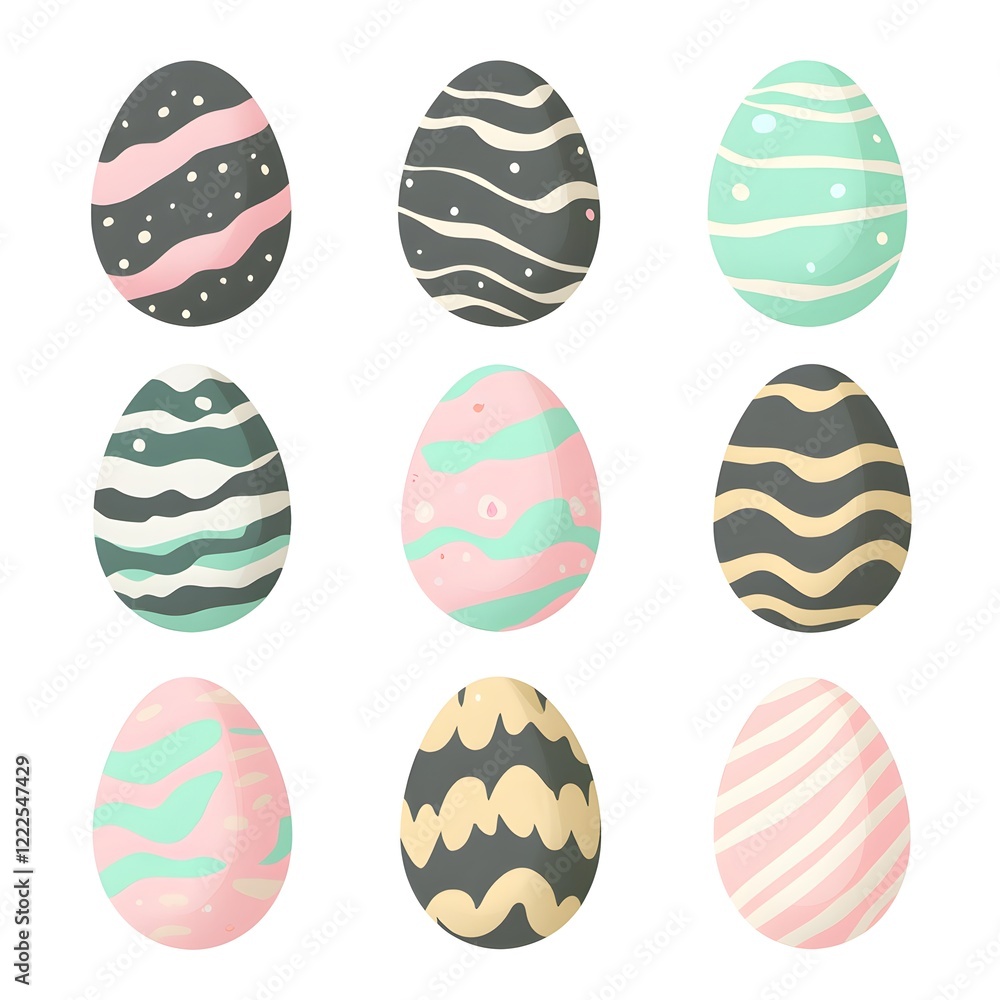 easter eggs set easter eggs set
