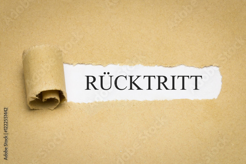 Rücktritt photo