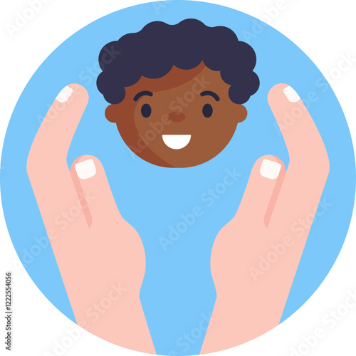 It symbolizes the connection and commitment between adoptive parents and children, highlighting the emotional bond formed through adoption.