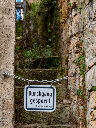 Gesparter Treppenweg