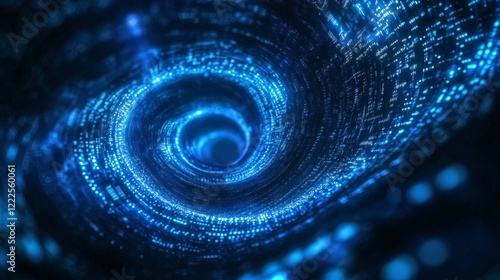 Wallpaper Mural Abstract futuristic technology background featuring blue binary code, digital data flow, high-tech innovation, and advanced connectivity concept


 Torontodigital.ca