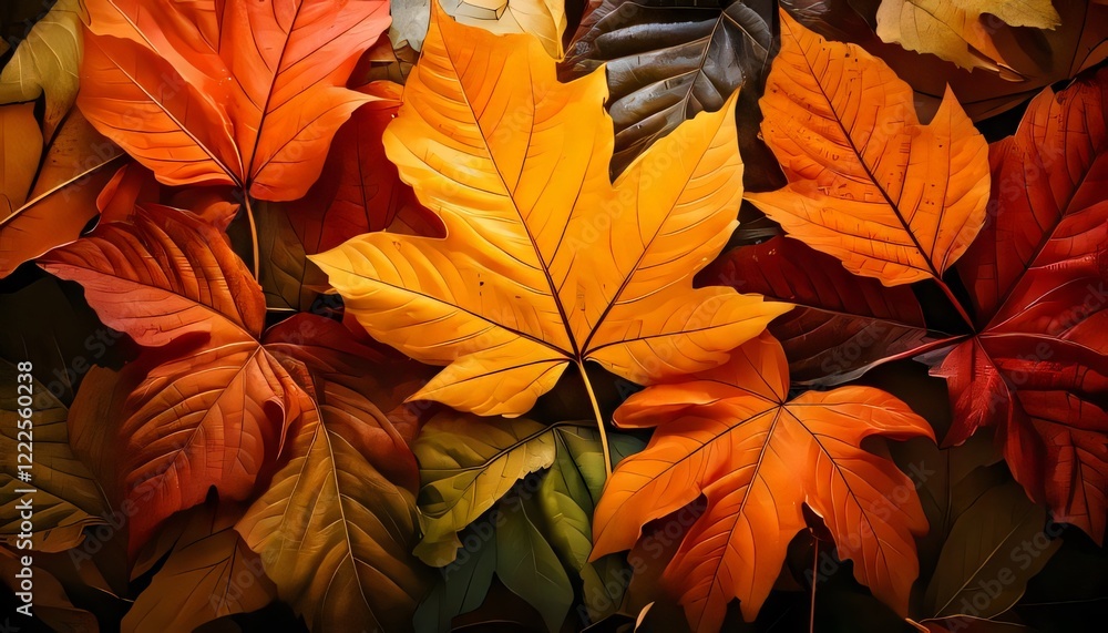 Fototapeta premium autumn leaves background