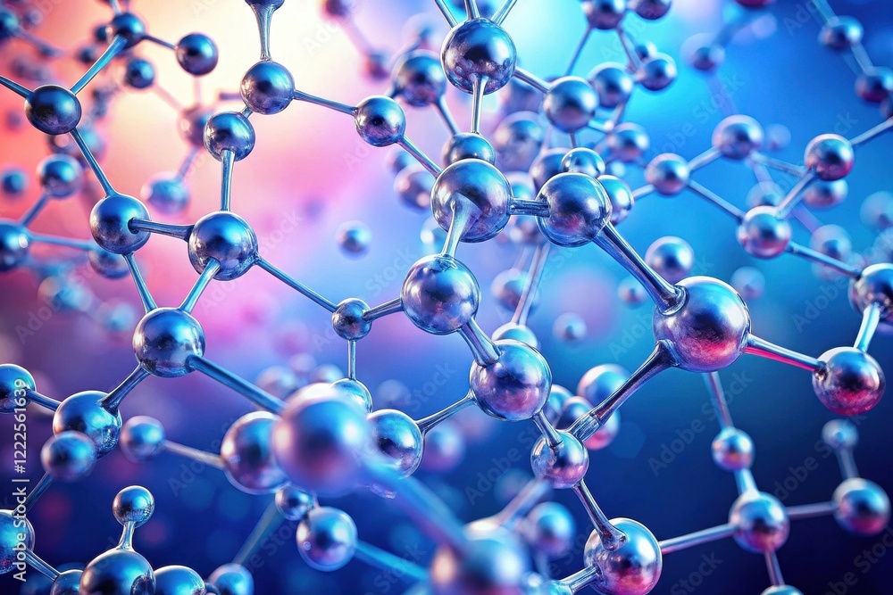 Intricate Molecular Structure A Detailed Representation of Atomic Bonds and Connections in a Complex Network Intricate Molecular Structure A Detailed Representation of Atomic Bonds and Connections in a Complex Network