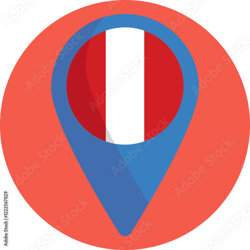 The "Placeholder" icon represents a temporary symbol used until the actual image or information is available for a specific category related to Peru.