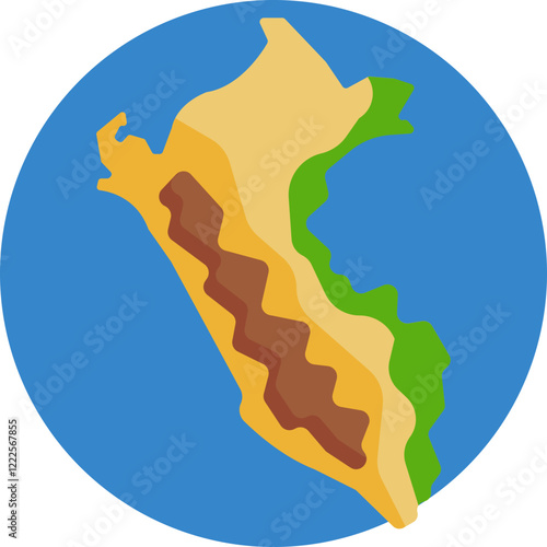 The Peru map location highlights the country’s position on the western coast of South America, bordered by the Pacific Ocean, Ecuador, and Brazil.