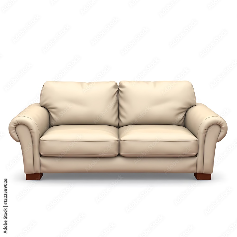 white sofa isolated on white white sofa isolated on white