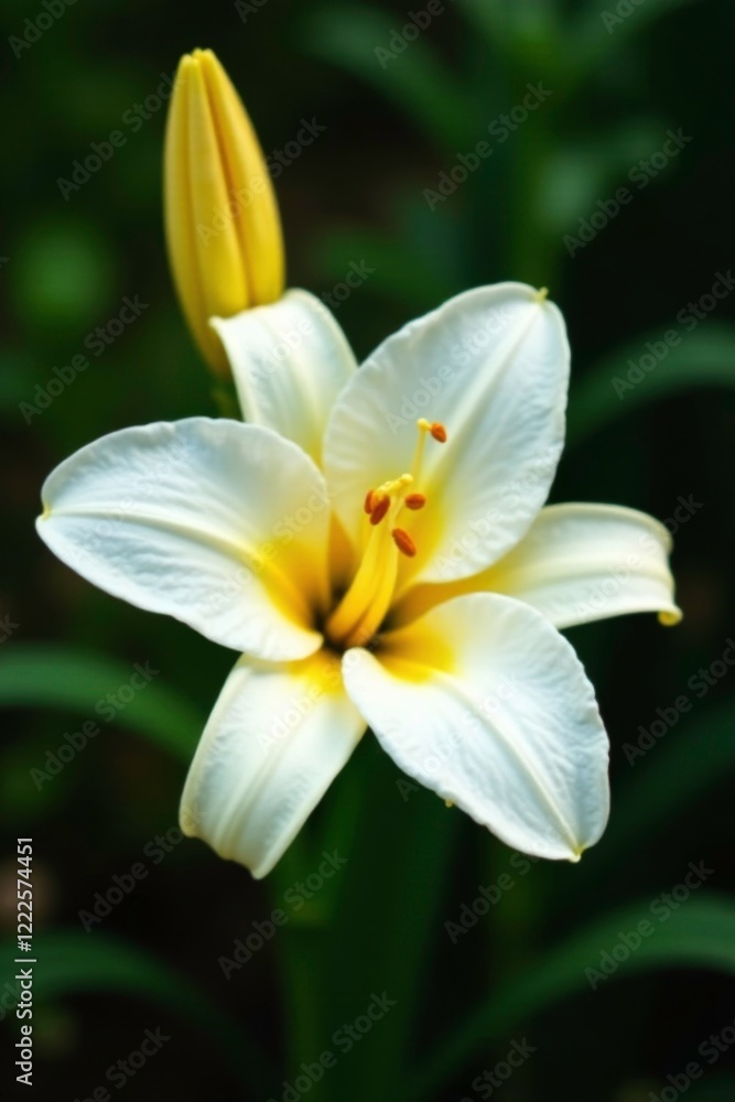 Pure white daylily petals with subtle yellow highlights, yellow, flora, flowers Pure white daylily petals with subtle yellow highlights, yellow, flora, flowers