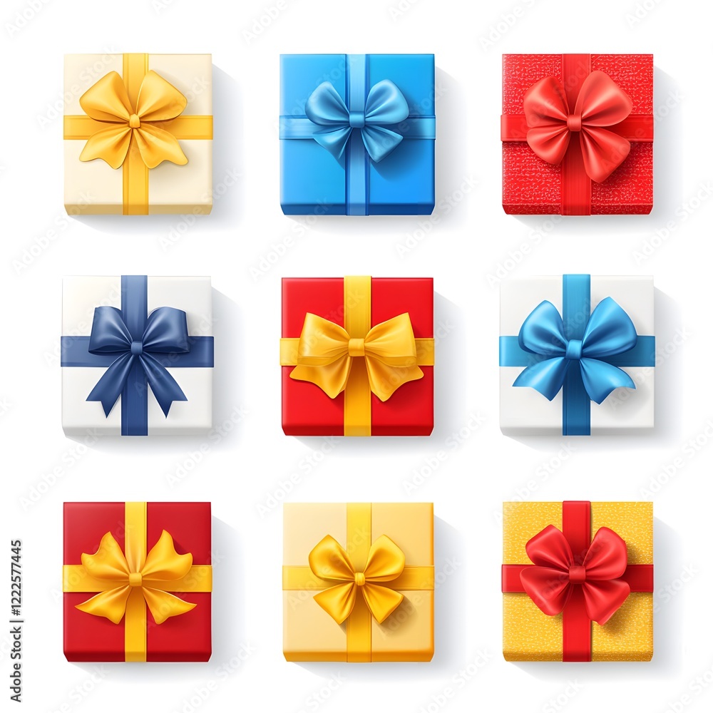 set of gift bows set of gift bows