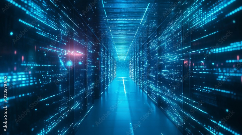 Abstract blue technology background with network data traversal and digital security concept, illustrating modern internet connectivity and cybersecurity themes
Abstract blue technology background with network data traversal and digital security concept, illustrating modern internet connectivity and cybersecurity themes