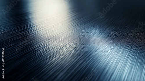 Metallische Struktur mit gebürstetem Effekt – Hochwertige industrielle Oberfläche. Generative AI KI