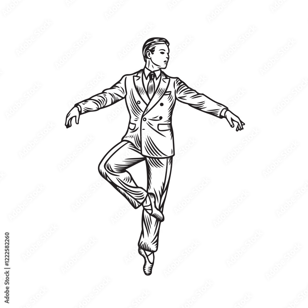 Dancing Man in Fluid Motion - Creative Line Art for Artistic Projects - Man Dancing Silhouette - Dancing Man Vector - Man Dancing Doodle - Dance Illustration - Dancing Man Line Art
Dancing Man in Fluid Motion - Creative Line Art for Artistic Projects - Man Dancing Silhouette - Dancing Man Vector - Man Dancing Doodle - Dance Illustration - Dancing Man Line Art