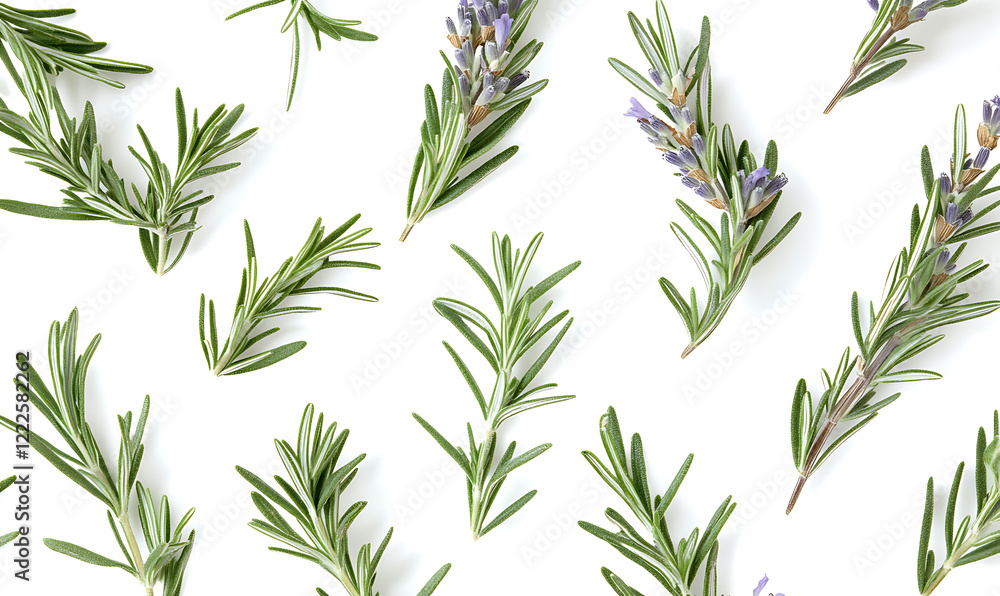 Fototapeta premium Flowers and leaves in pictures illustrator2D