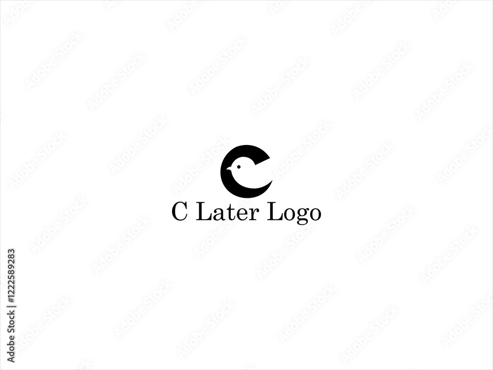 Obraz premium C loter logo vector desigen