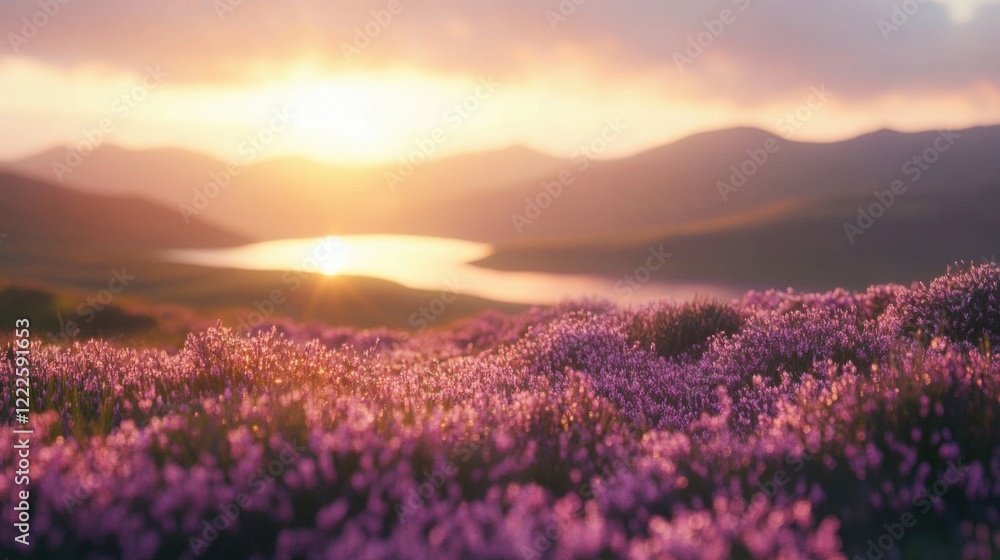 A scenic spring morning. A scenic spring morning.
