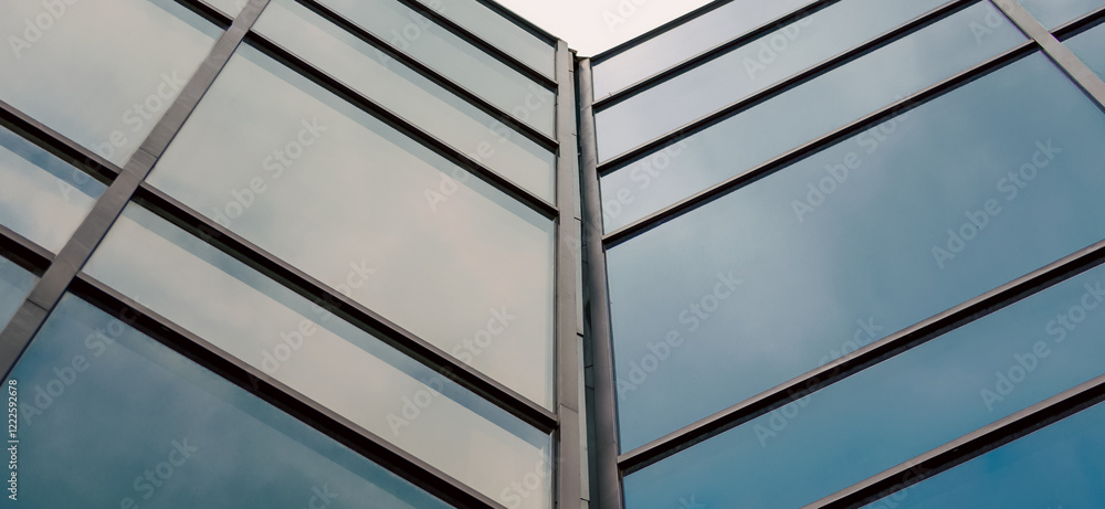 empty windows without people in a high office building empty windows without people in a high office building
