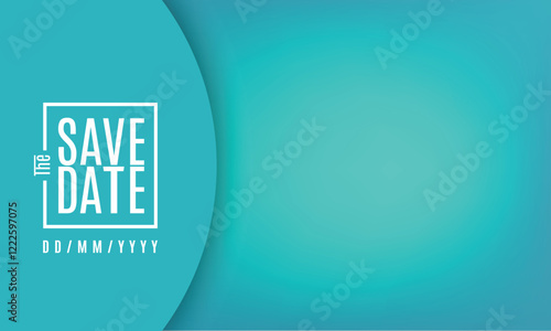 Save the date banner. Can be used for business, marketing and advertising. logo graphic design of event summit made for Technology and upcoming events.