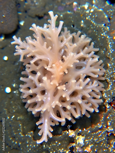 Hydroids Obelia sp. (Coelenterates), Black Sea photo