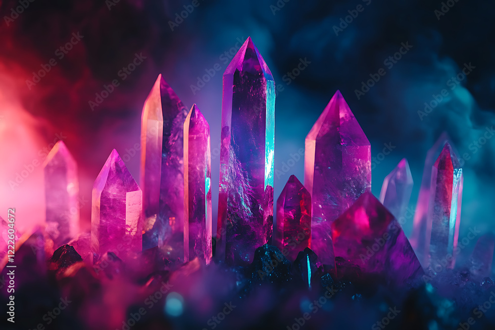 A vibrant collection of stone crystals in various colors, shapes, and textures, beautifully arranged to showcase their natural brilliance. A vibrant collection of stone crystals in various colors, shapes, and textures, beautifully arranged to showcase their natural brilliance.