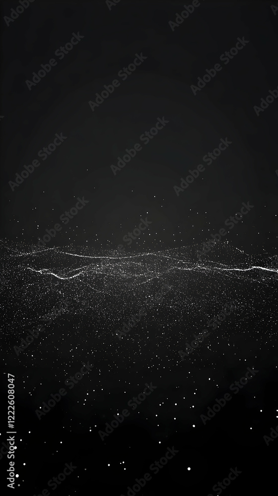 custom made wallpaper toronto digitalAbstract Background with White Particles Floating Gently on a Dark Backdrop Creates a Serene Atmosphere.