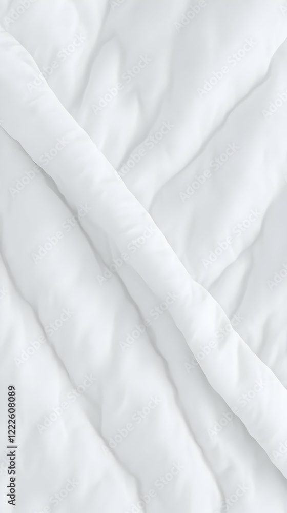 Obraz premium White Fabric Creates Soft, Elegant Background Texture Perfectly for Design Projects.