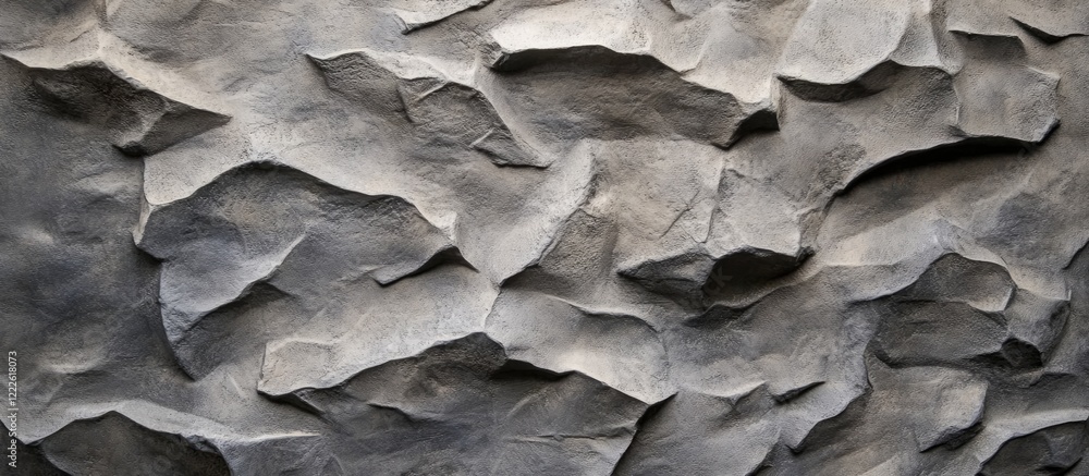 Textured gray cement wall background with rugged coarse surfaces and shadows, perfect for design projects needing grungy urban appeal. Textured gray cement wall background with rugged coarse surfaces and shadows, perfect for design projects needing grungy urban appeal.
