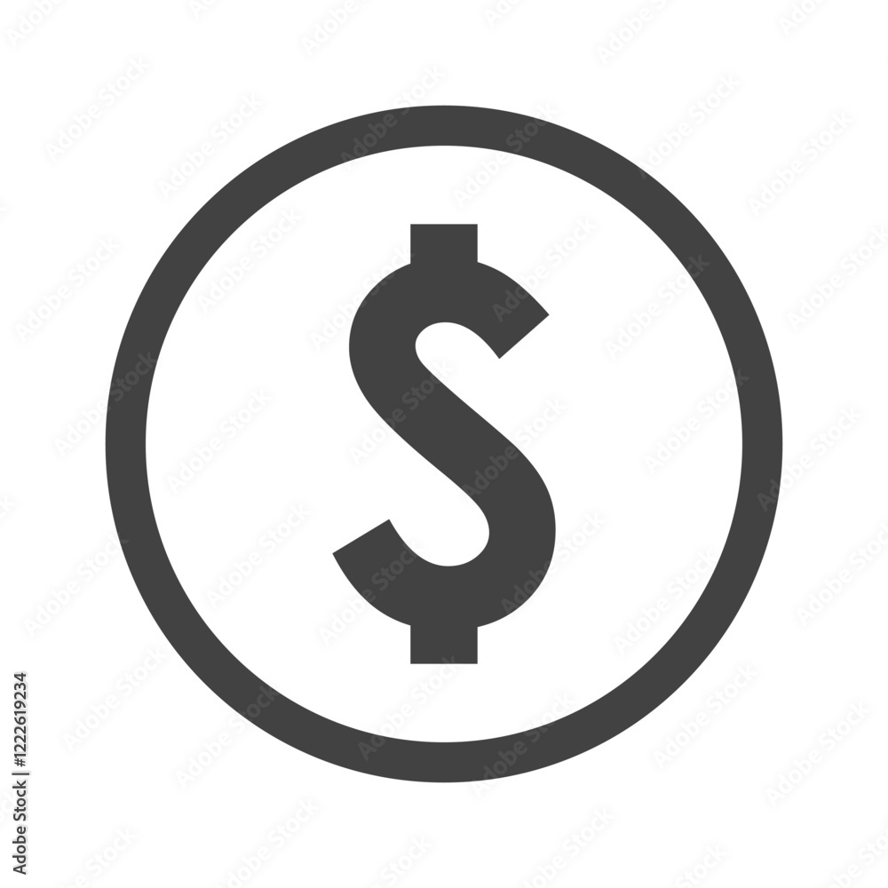 currency coin dollar icon symbol design vector flat currency coin dollar icon symbol design vector flat