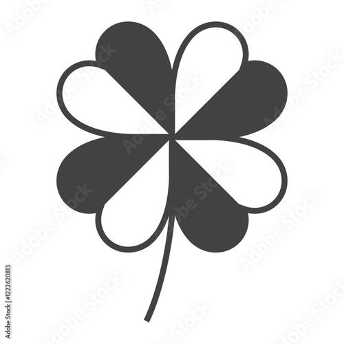 Wallpaper Mural clover leaf logo design vector on white background Torontodigital.ca